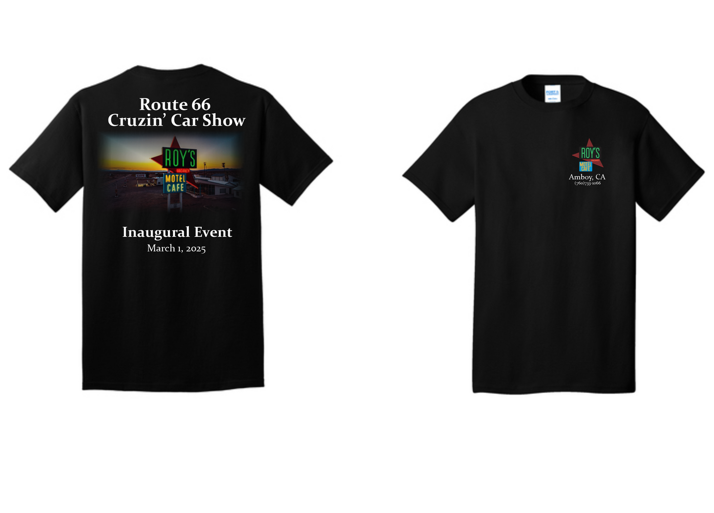 Route 66 Cruzin' Car Show Tshirt Pre-Order