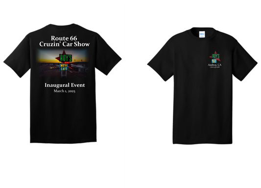 Route 66 Cruzin' Car Show Tshirt Pre-Order